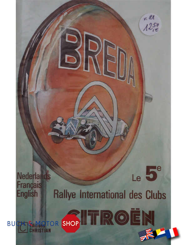 Le 5. Rallye International des Clubs Citroën Breda 1981